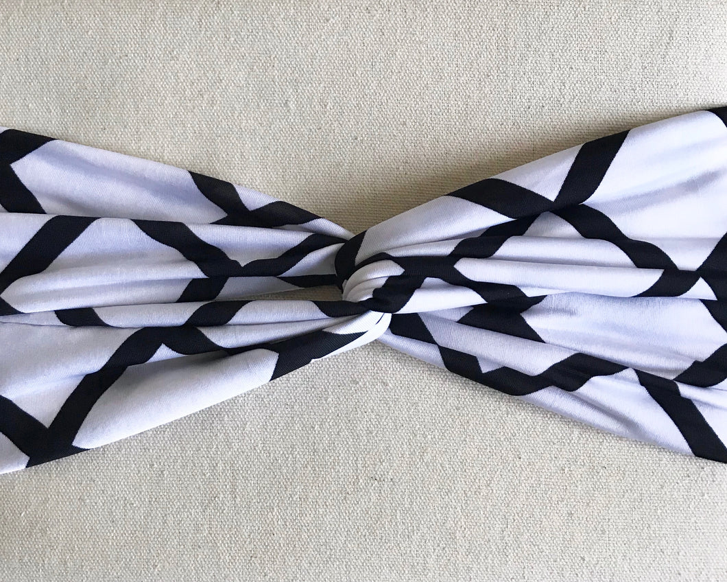 Black & White Turban